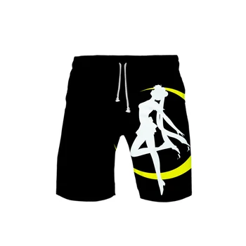 

Sailor Moon shorts women hot New Fashion print Casual Style Summer Girl Recreational style shorts Leisure style Beach Shorts