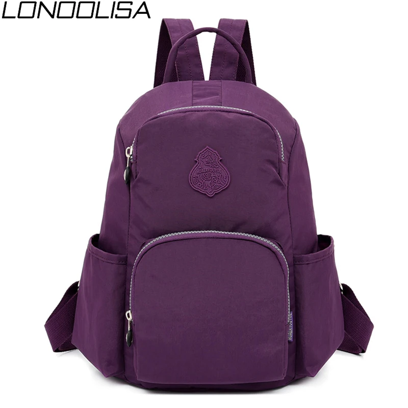 

New Casual Waterproof Nylon Backpack Women Anti-theft Daily Travel Bag Light Large Capacity School Bag For Teenage Girls Mochila