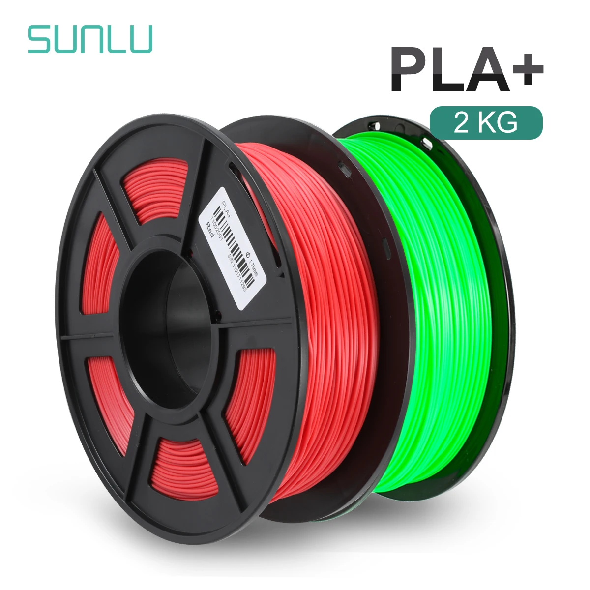 SUNLU PLA PLUS Filament 1.75mm 1kg 3d Printing Materials Multi-colors PLA Filament 3D Pen Eco-friendly Material Safe To Children 