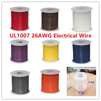 

30 Meters Tinned copper 26AWG electric wire UL1007 PVC insulated wire 26# Electric cable For Diy