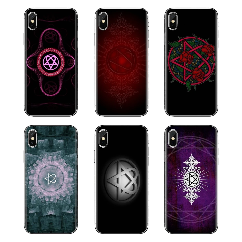 Phone Shell Covers Him Heartagram Logo HIM Finnish For LG Spirit Motorola Moto X4 E4 E5 G5 G5S G6 Z Z2 Z3 G2 G3 C Play Plus Mini |