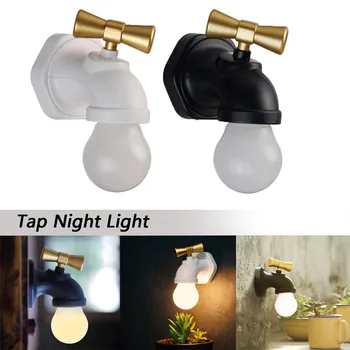 

Droop Light -Faucet Type Voice Control LED Night Lamp Tap Night Light Home garden and room Decor LED light Droop Light White