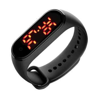 

Men V8 Body Temperature Smart Bracelet Women Kids Precise Display Smart Band Clock Time Hours Smart Wristband