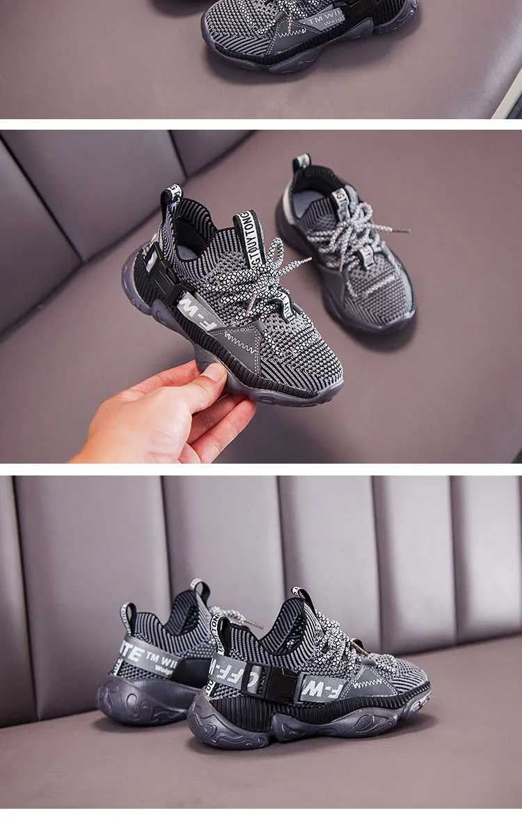 Lace-up Kids Sneakers For Children Casual Shoes Boys Sneakers Girls Shoes Buckle Strap Fashion Outdoor tenis infantil menino