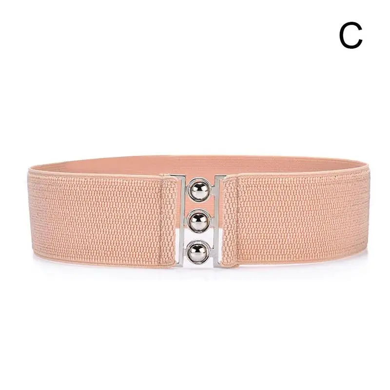 plus size belts Women Simple Elastic Wide Waist Belt Riem Slimming Red White Belt Female Retro Lady Belts For Women Waistband Women Accessories elastic belt womens