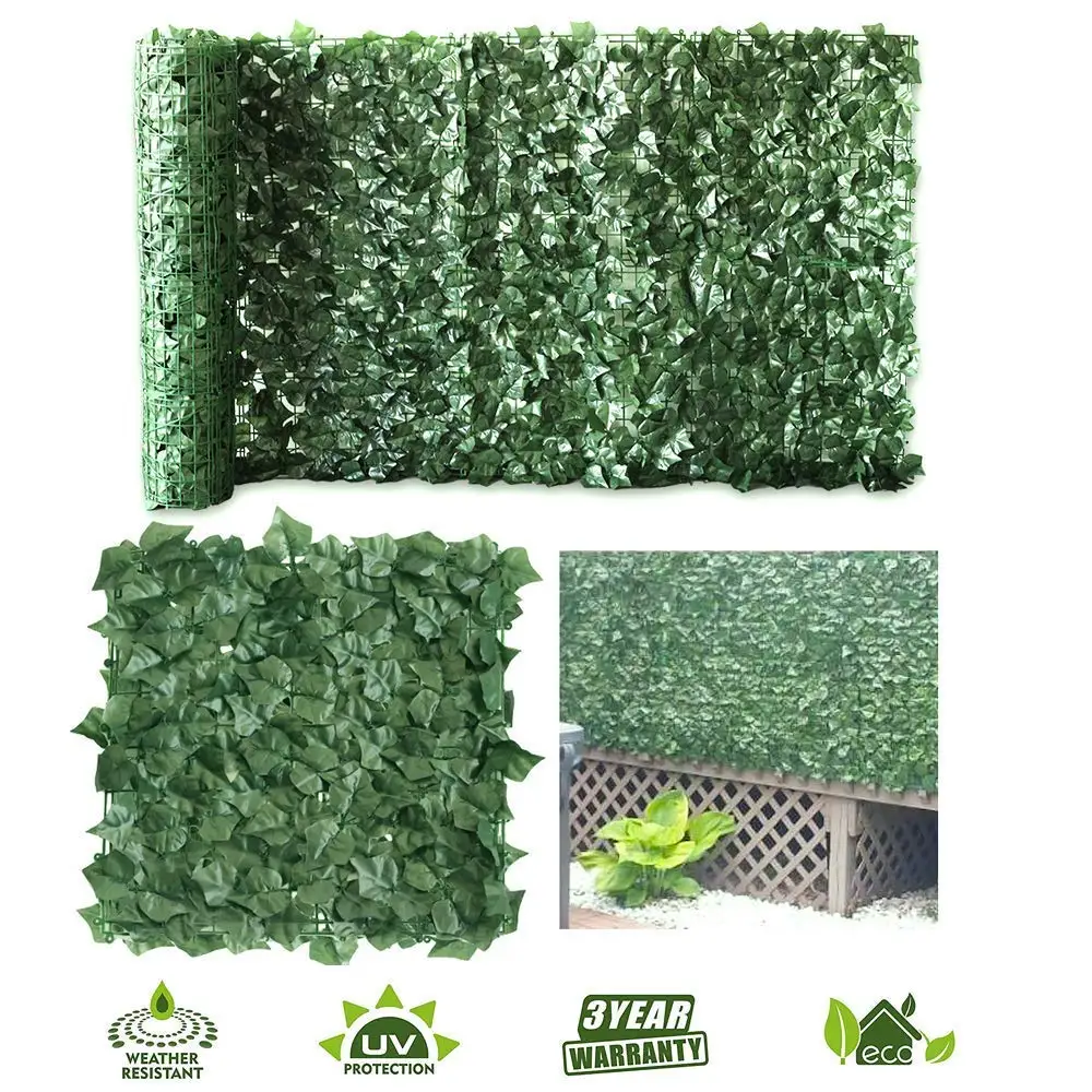 1×3M Artificial Hedges Fence Faux Ivy Vine Leaf Fake Foliage Garland Leaves Decoration for Home Decor Indoor Outdoors | Дом и сад