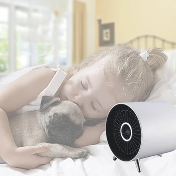 

Portable Electric Heater Desktop Heating Warm Air Fan Home Office Wall Handy Air Heater Bathroom Radiator Warmer Fan US plug