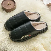 Теплые Нескользящие кожаные тапочки; Мужская обувь; Новое поступление; домашние тапочки на плоской подошве для спальни; Мужская обувь; бархатная тапочка