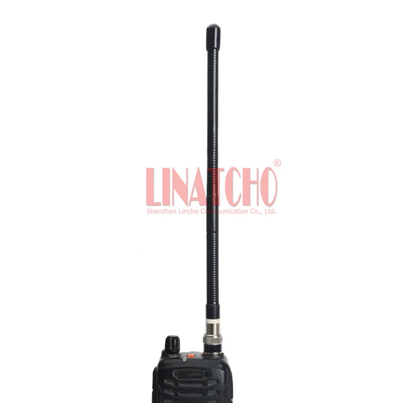 27MHz Walkie Talkie Ham CB 2-Way Radio Black BNC Male Spring Antenna