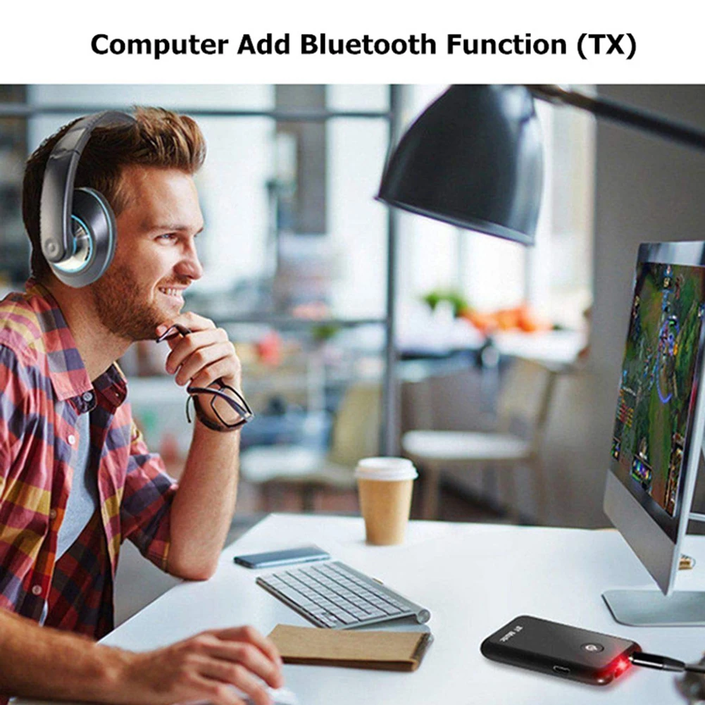 Портативный 2 в 1 3,5 мм Bluetooth 4,2 аудио музыкальный приемник передатчик адаптер
