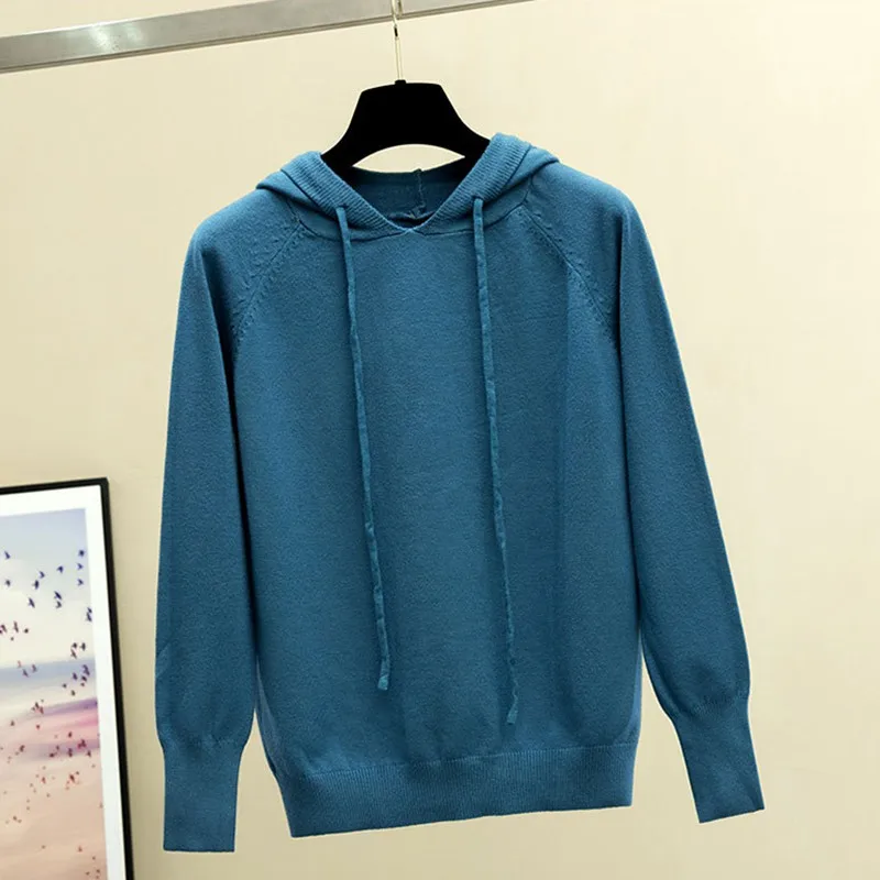 867.48 руб. 35% СКИДКА|Gigogogou/осенне зимний женский свитер, однотонный вязаный пуловер, свитшот, повседневный студенческий свитер для девочек, куртка-in Пуловеры from Женская одежда on Aliexpress.com | Alibaba Group