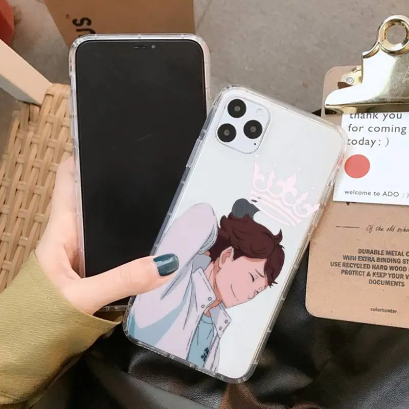 YNDFCNB Anime Haikyuu Oikawa Phone Case for iPhone 11 12 pro XS MAX 8 7 6 6S Plus X 5S SE 2020 XR cover