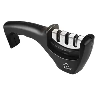 

Sharpening Artifact Kitchen New Home Fast Three-Stage Handheld Portable Multi-Function Non-Slip Knife Sharpener