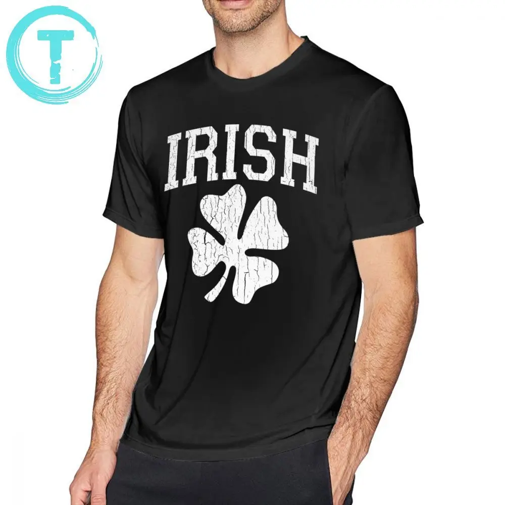 Hooligan T Shirt Giant Irish Shamrock T-Shirt Short Sleeve Awesome Tee Print Men Classic 100 Cotton Oversized Tshirt |