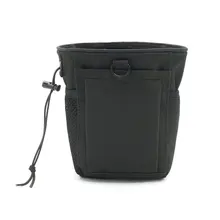 Outdoor Sports Multifunctional Tactical Bag Bag Accessory Portable Tactical Waist Bag Molle Recycling Bag Black