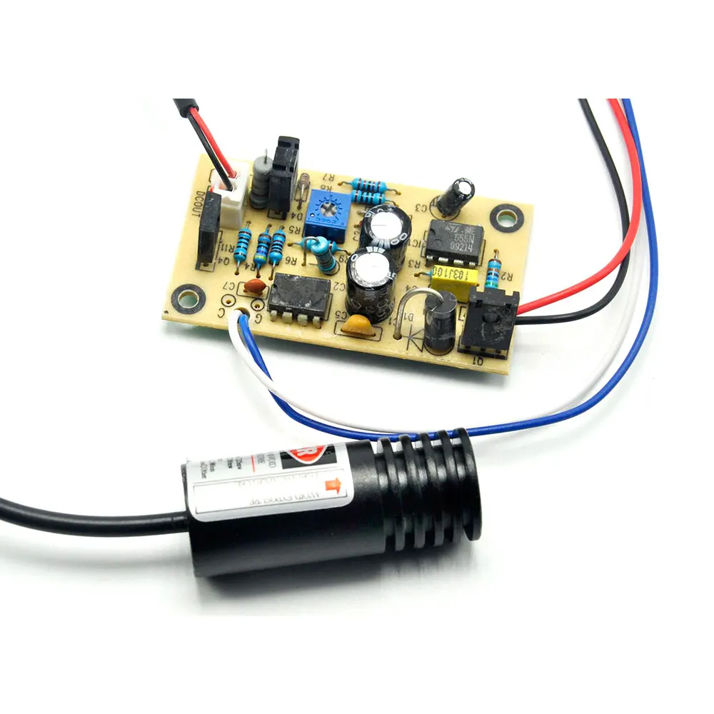 

DC5V Industrial/Lab 100mW 650nm 658nm Laser Diode Lazer Dot Module w TTL Driver