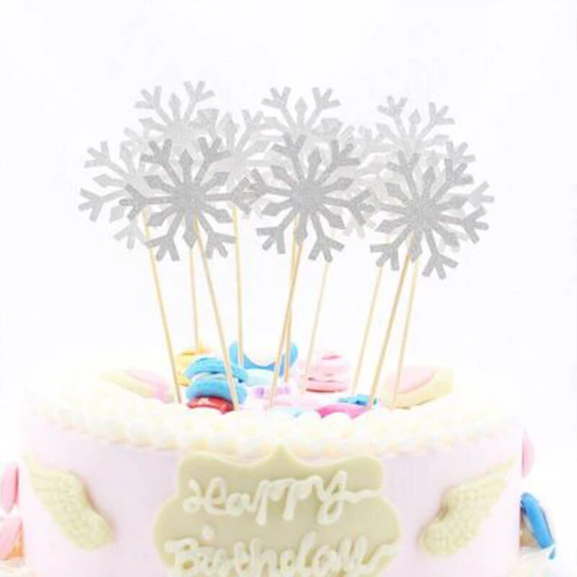 1pcs/Lot Frozen Elsa Anna Princess Cake Cupcake Toppers Cake Flag Girls Birthday Party Decoration Anniversaire Cake Supplies 10pc-Flag17
