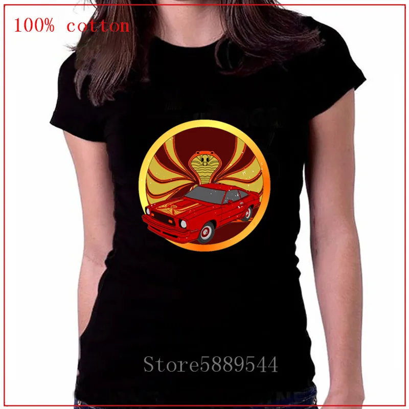 Женская футболка в стиле ретро Cobra Kai King Snake Vestido с коротким рукавом и вырезом
