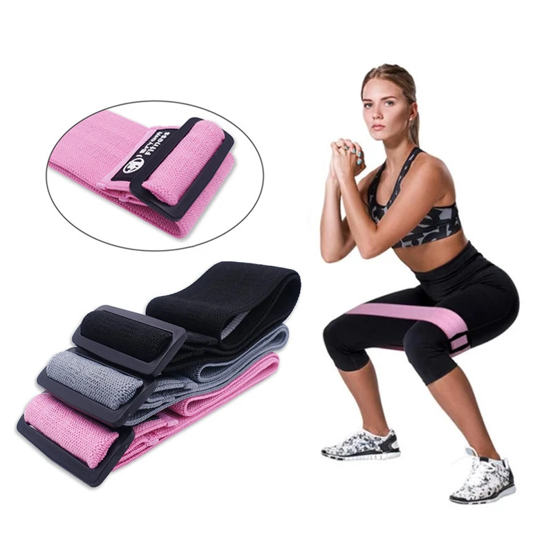 Verstelbare Zware Stof Band Hip Booty Weerstand Loops Set Voor Vrouwen Yoga  Thuis Workout Crossfit Core Sterkte Fitness weerstand band  fitness|Resistance Bands| - AliExpress