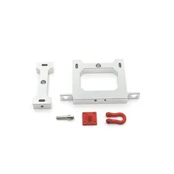 WPL modelo 1:16 RC Car C14 C24 B14 B24 B36, piezas modificadas de Metal, cruce de rayos y parachoques trasero