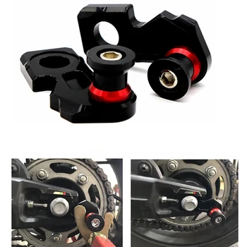 

Motorcycle CNC Aluminum Chain Adjuster Block Rear Swingarm Spools for Honda CB650F CBR650F 2014-2019 CB650R 2019