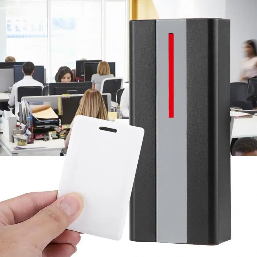 Водонепроницаемый IP67 125 кГц-REM RFID Wiegand 26/34 кардридер система контроля доступа черный