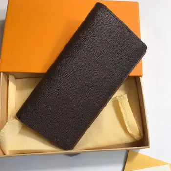 

Free returns luxury brand BRAZZA long wallet M66540 two-fold card holder Monogram unisex coin purse zipper pocket version