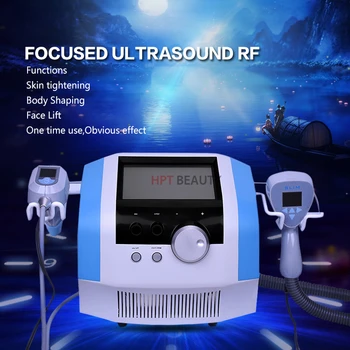 

2 in 1 Body Shaping Focused Ultrasound RF Slimming Machine Anti Wrinkle Skin Tightening Machine With 2 Handles