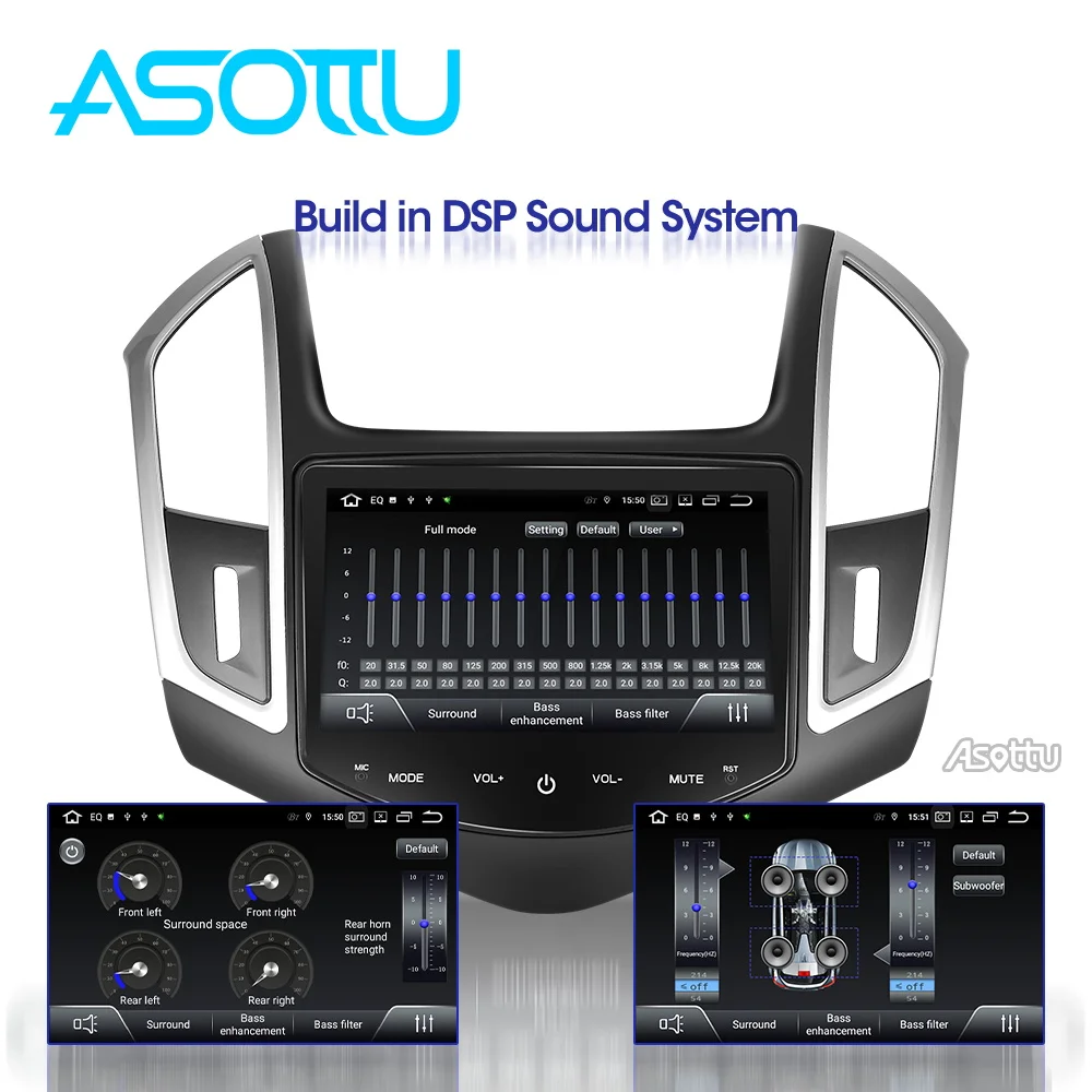 Asottu android 9 0 PX30 автомобильный dvd gps плеер для Chevrolet Cruze 2013 2014 2015 с автомобильным Радио