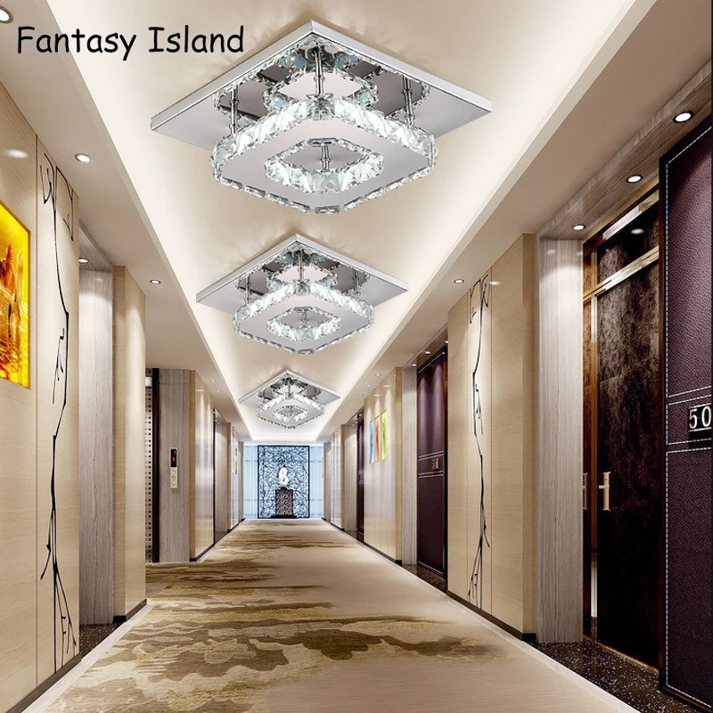 

Modern Crystal LED ceiling light Fixture For Indoor Lamp lamparas de techo Surface Mounting Ceiling Lamp For Bedroom