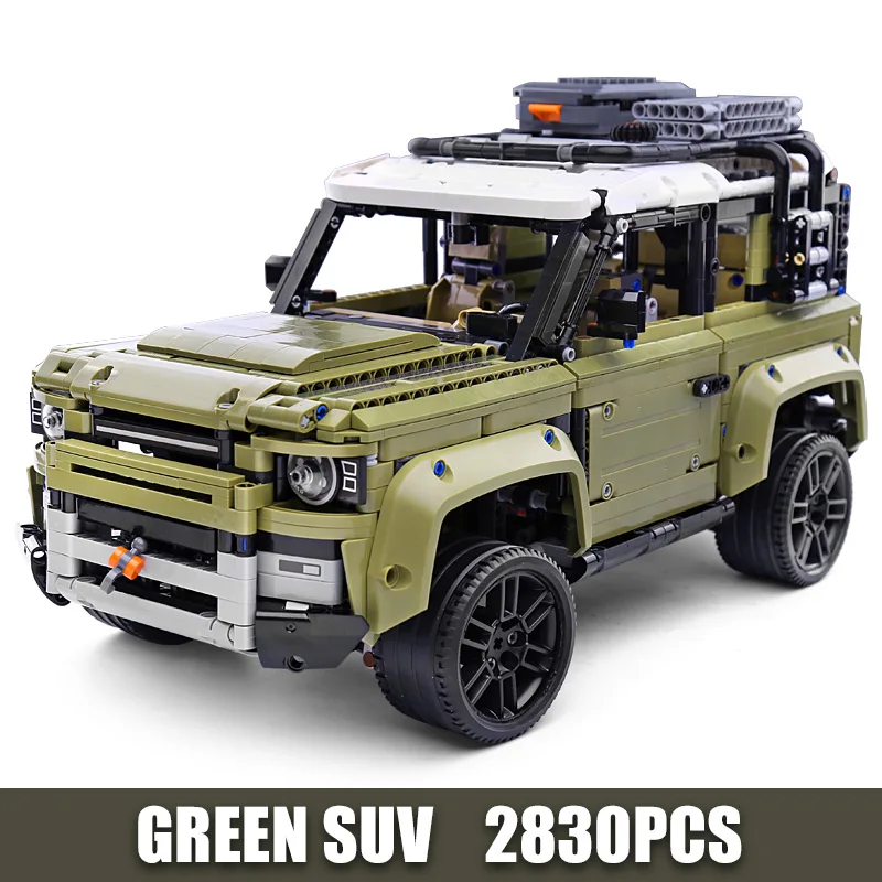 2830pcs DHL Technic игрушечные машинки Guardian Внедорожник Land Car Rover Fit Defender 42110 модель строительные блоки кирпичи игрушки для детей Рождество - Цвет: 2830pcs