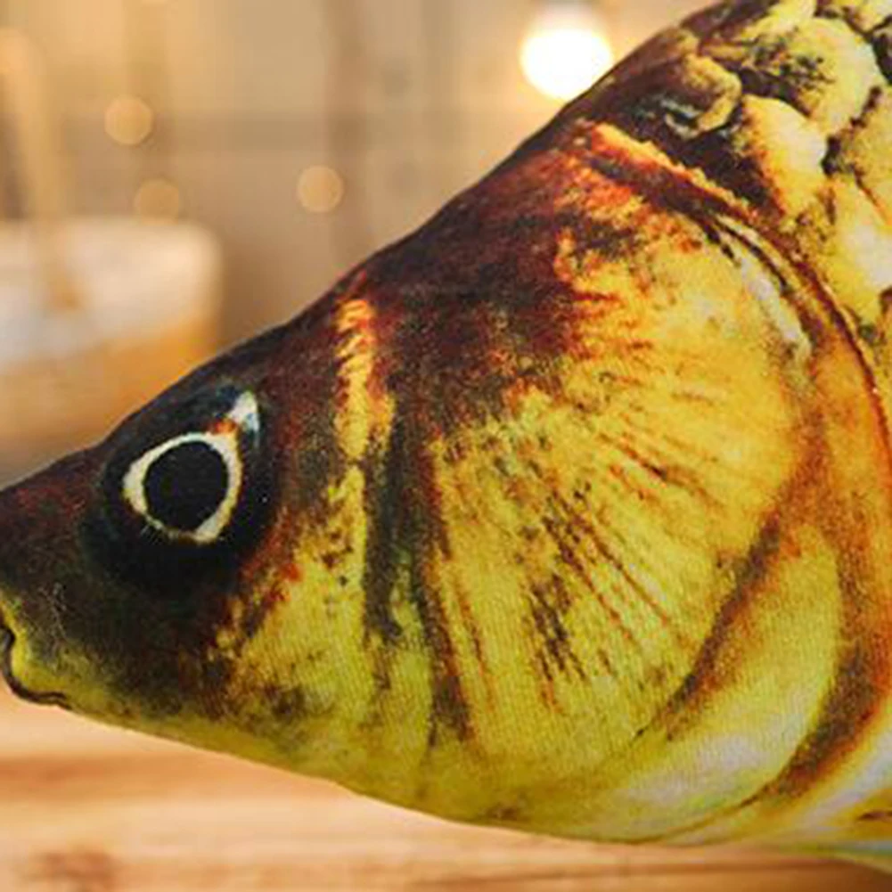 Моделирование милый карась Карп Cyprinus рыба плюшевая кукла игрушка диван стул Декор Куклы игрушки подарок на день рождения для детей