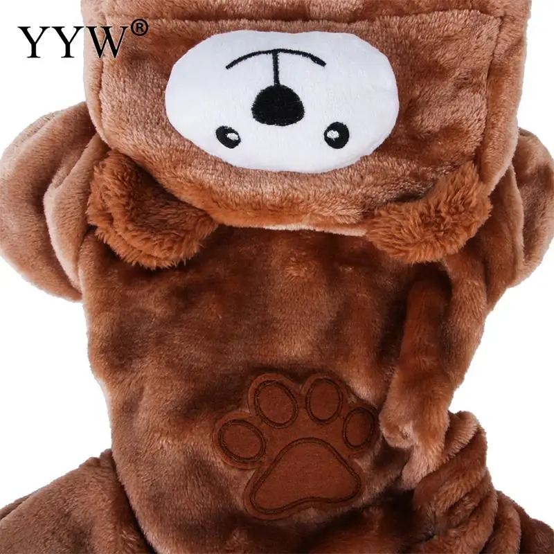 Милая шапка с мишкой костюм для собаки кошка одежда Ropa Perro Чихуахуа питомец продукты для собак флисовая одежда для собак Perros аксессуары для домашних животных