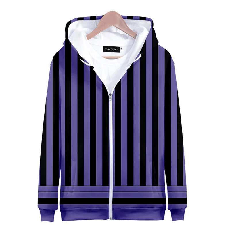 Anime Hoodie Demon Slayer Women Long Sleeve Autumn Winter Zipper Sweatshirts Female Casual Coats - Цвет: W33428PP