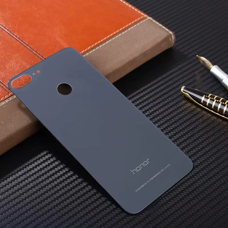 Gray PDGB чехол из закаленного стекла для huawei Honor 9 Lite чехол для телефона Honor 9 Lite задняя крышка корпуса батареи запасные части - Цвет: Gray