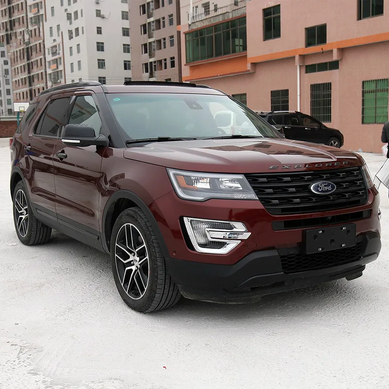 ABS Хром Передняя противотуманная фара накладка 2 шт для Ford Explorer 2016 2017 2018