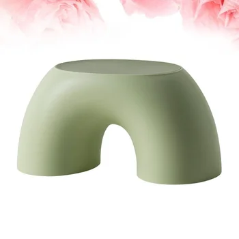 

1Pc Annular Small Stool Simple Anti-slip Low Stool Shoes Wearing Stool Comfortable Stool for Home Office (Yellow)