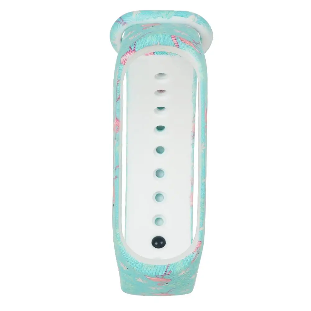 For Xiaomi Bracelet 4 Mi Band 4 Painted Pattern Personalized Print Replacement Sport Watch Silicone Wrist Strap Universal Band 3