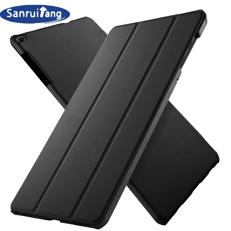 

Case For Samsung Galaxy Tab A 10.1 inch 2019 SM-T515 Ultra Slim Leather Magnetic Stand Cover For Samsung Tab SM-T510 Funda Capa