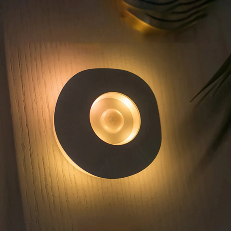 BRELONG smart home human body induction lamp LED night light dormitory artifact light control night wardrobe light - Испускаемый цвет: Тёплый белый