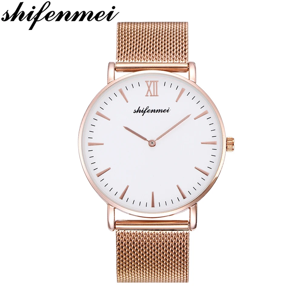 

Shifenmei Women Watch Top Brand Luxury Ultra-Thin Casual Waterproof Sport Watch Quartz Full Steel Ladies Watch Relogio Feminino