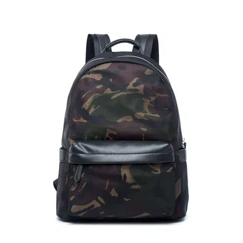 

Camouflage Backpack New Style Street Stylish Men's Camouflage Oxford Cloth Mesh Casual Backpack Trendy Bag