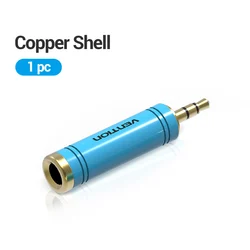 High-Quality Audio Adapter Cable: 3.5mm to 6.35mm for Amplifiers & Speakers (1 pc)
