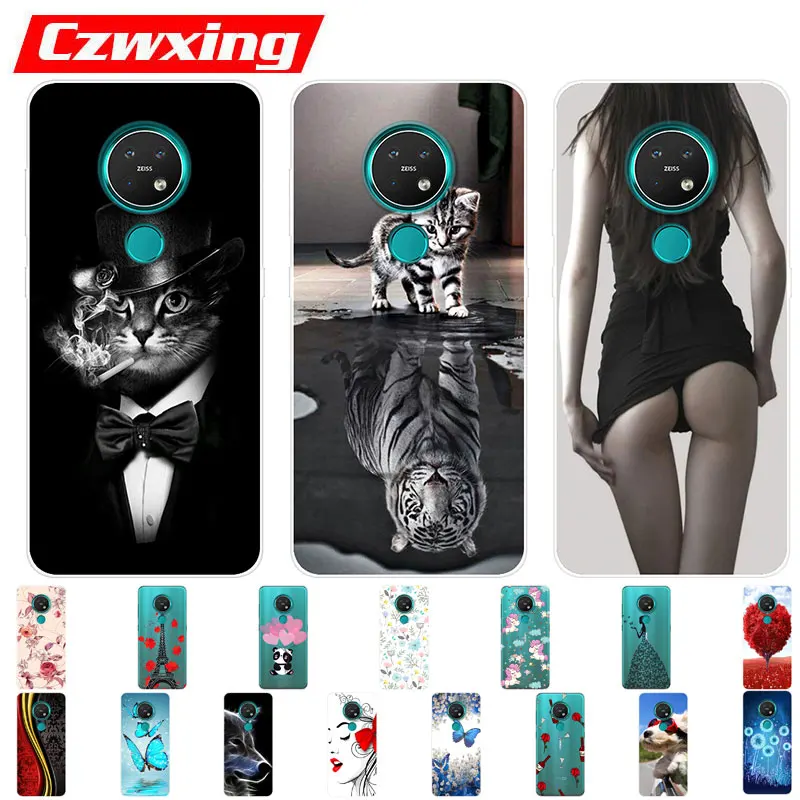 

Nokia 6.2 Case For Nokia6.2 Case Silicone TPU Cover Soft Phone Case On Nokia 6.2 TA-1198 TA-1200 TA-1187 TA-1201 7.2 2019 Case
