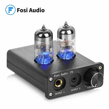 

Fosi Audio P3 Headphone Amplifier Vacuum Tube Preamplifier USB Sound Card PCM2704 DAC Integrated Mini Audio HiFi Stereo Preamp