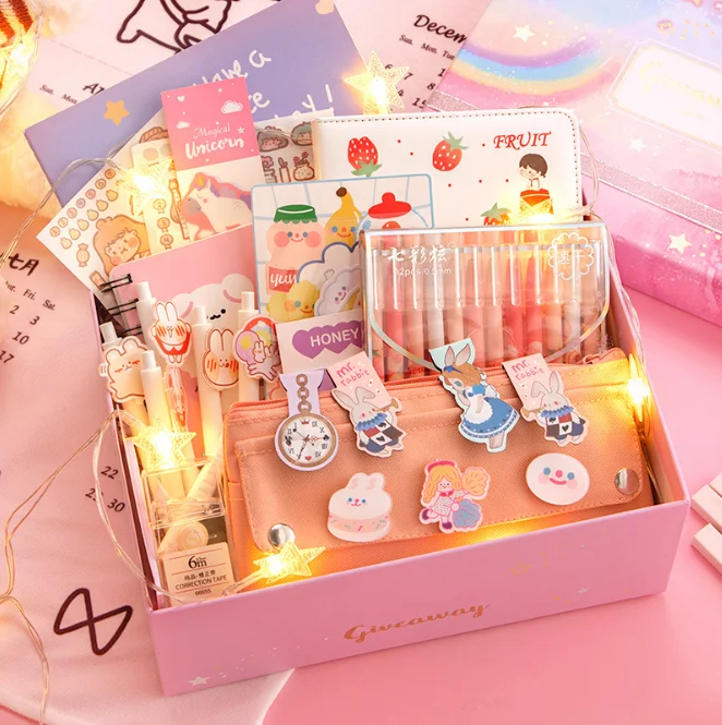 5 шт. удача случайный набор распродажа льготный гелевая ручка с наклейками