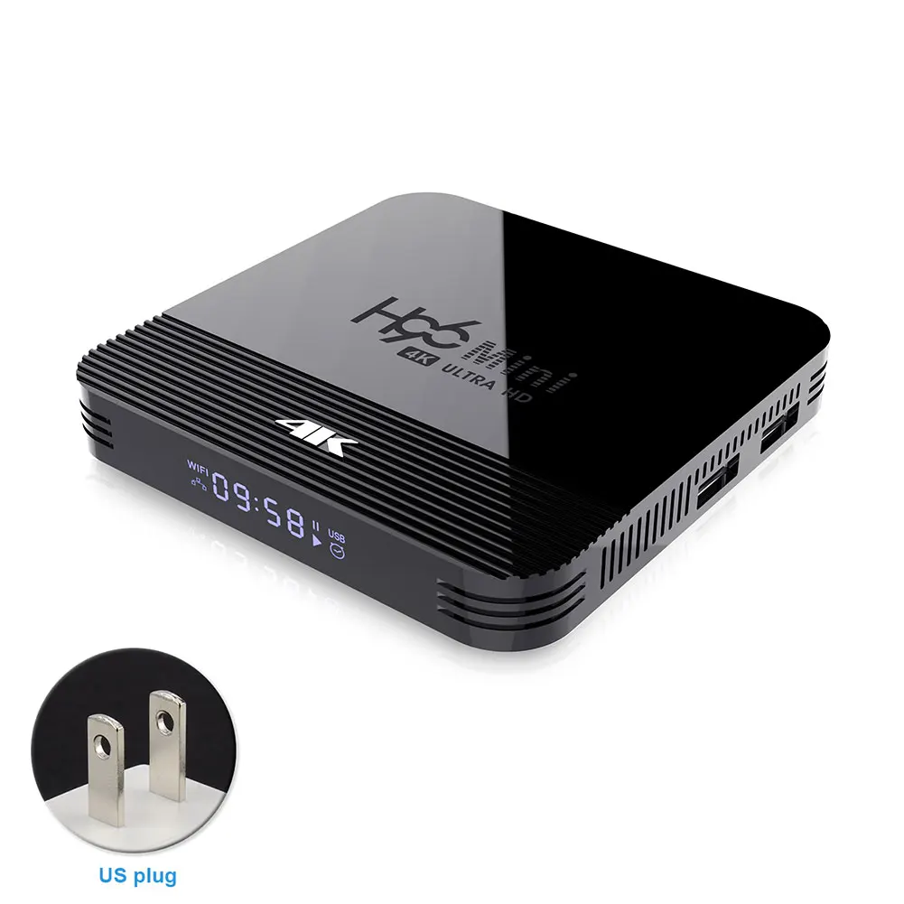 H8 смарт-5 г 2,4 Dual Band WI-FI цифровой медиаплеер set top TV Box RK3228 приемник 4K 4 ядра 3D для Android 9,0