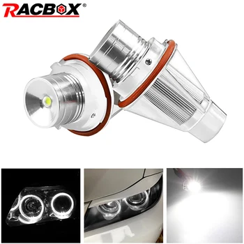 

A pair white shell LED Angel Eyes light source Marker Bulbs CANBUS super bright chips For BMW E53 E65 E66 E60 E61 E63 E64