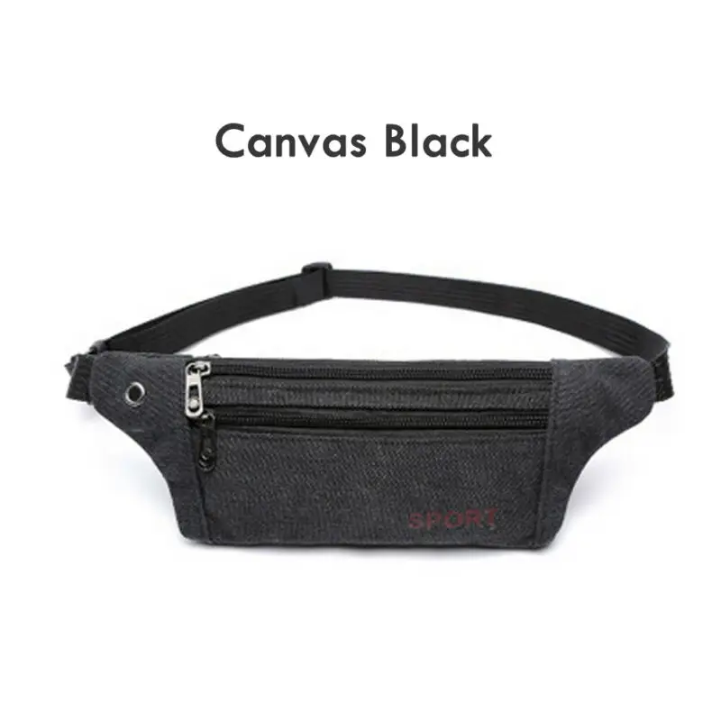 Men's Durable Canvas Fanny Waist Pack-3