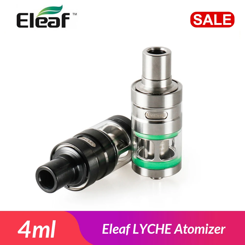 Aleaf Lyche атомайзер головка aleaf Lyche NotchCoil Sub-Ohm Танк кольцо eleaf Нижняя непротекающая чашка боковая заправка vape танк